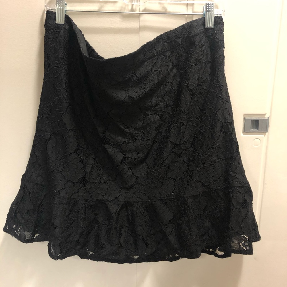 J crew factory lace floppy skirt